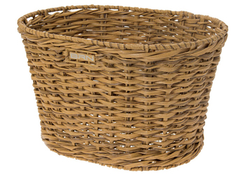 brn vintage Cesto Eco-Rattan Ovale